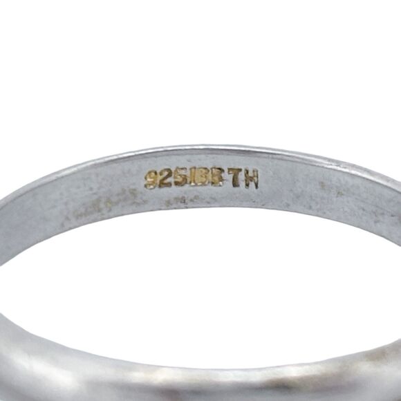 Vintage Sterling Silver 925 IBB 2.7mm Band Ring Size 7.75 - Picture 4 of 7